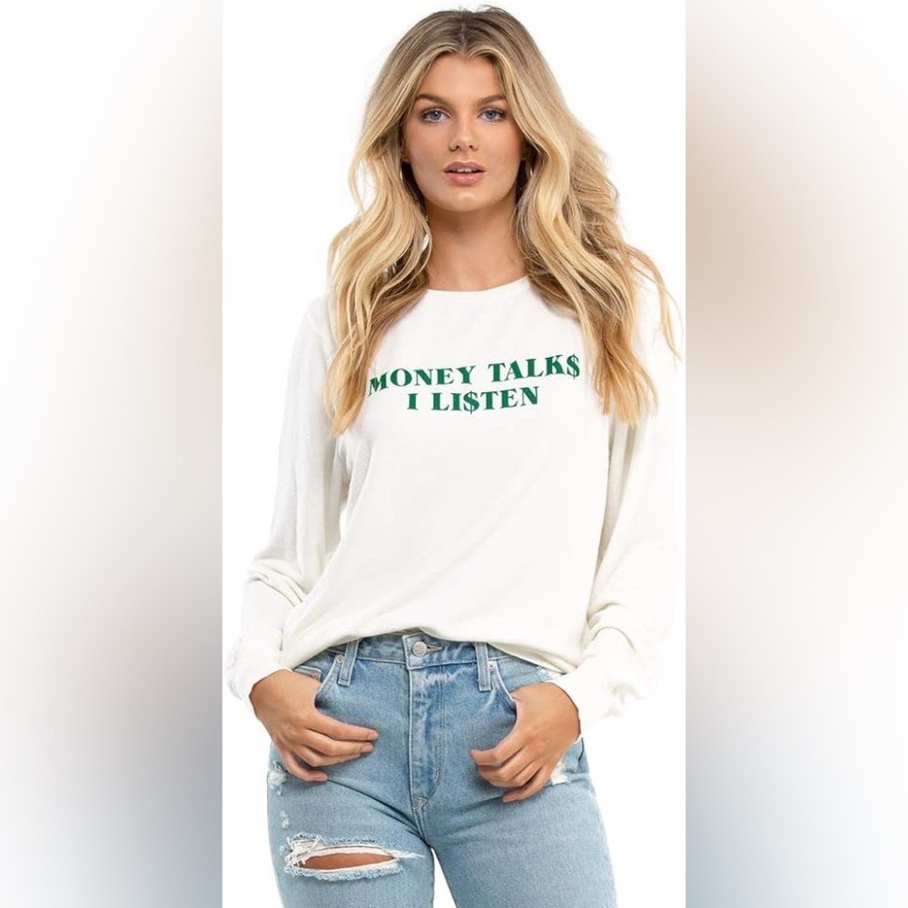 NWT White Fox Crew